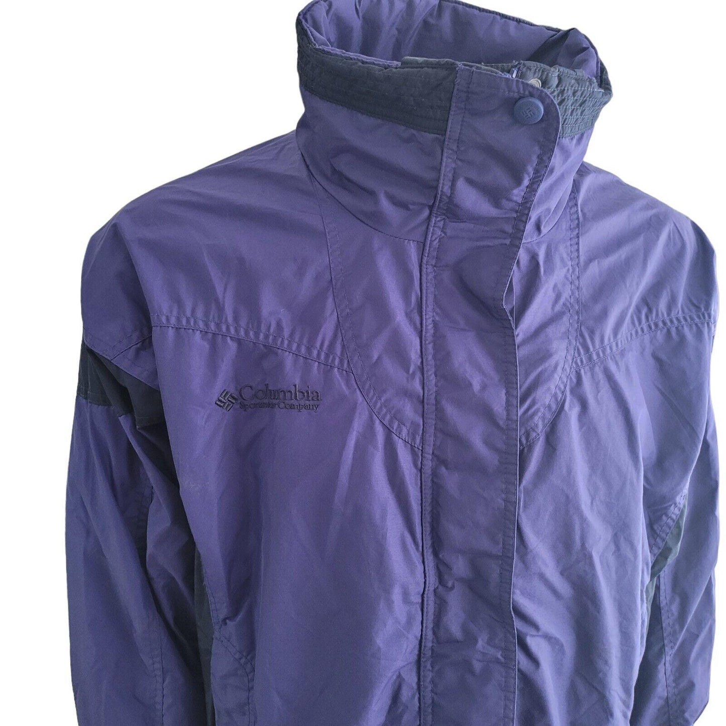 Columbia Bugaboo Purple Jacket | Waterproof | Women’s L | Adjustable Cuffs-USASTARFASHION