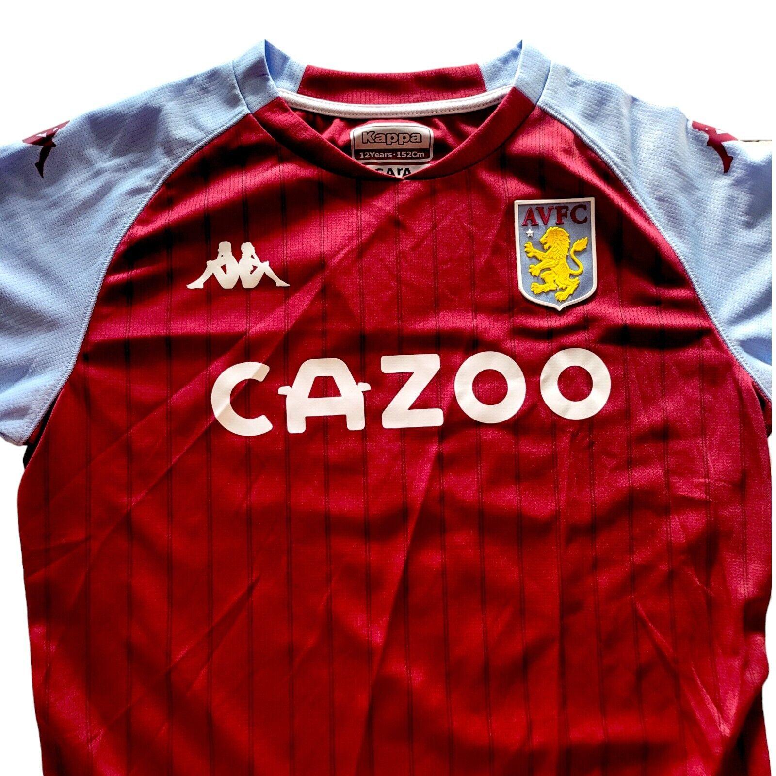 Aston Villa FC Kappa Home Jersey Youth 12 Years - Grant 10 New-USASTARFASHION