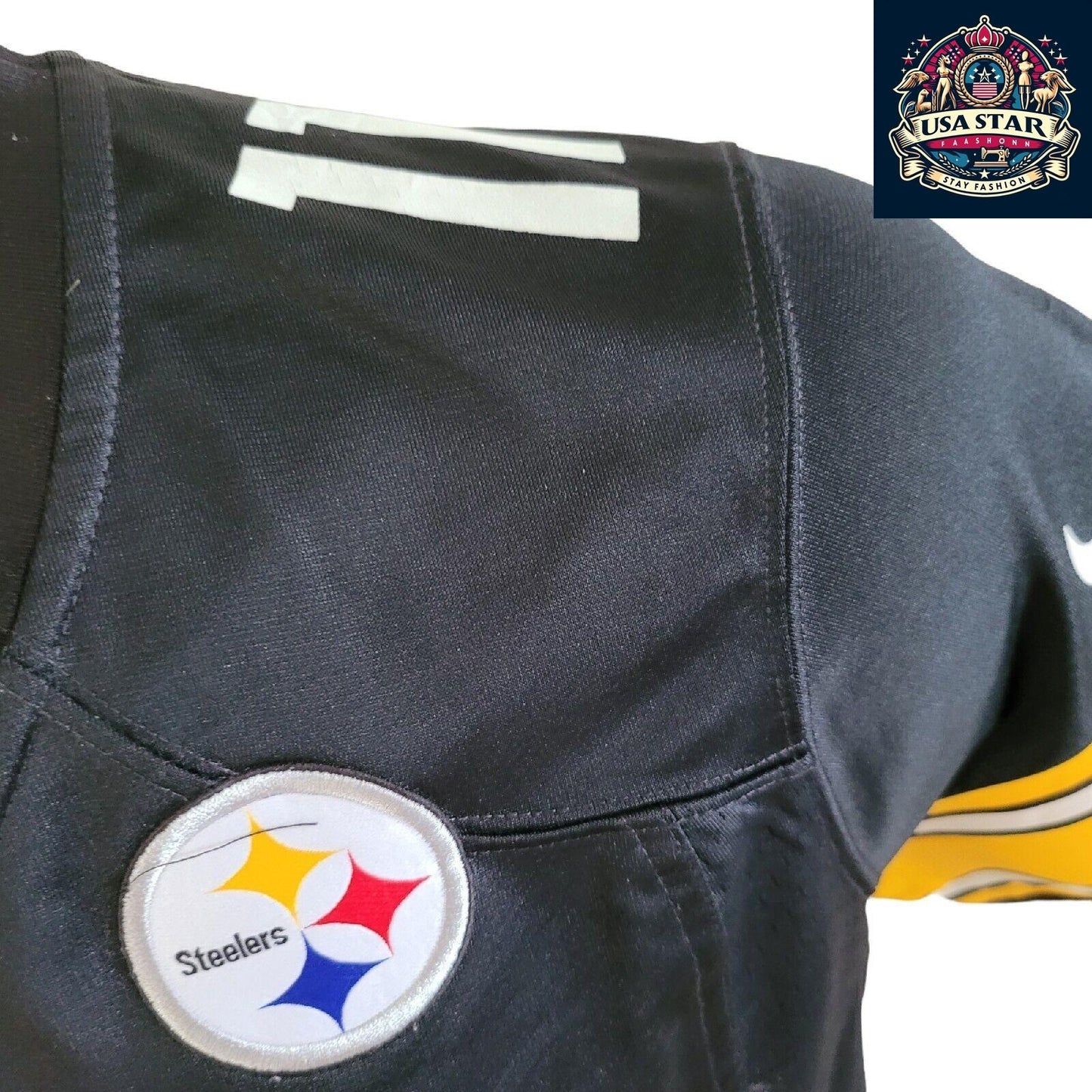 Pittsburgh Steelers Youth 2XL Nike Jersey - Chase Claypool #11 - Comfortable & Breathable Design - USASTARFASHION