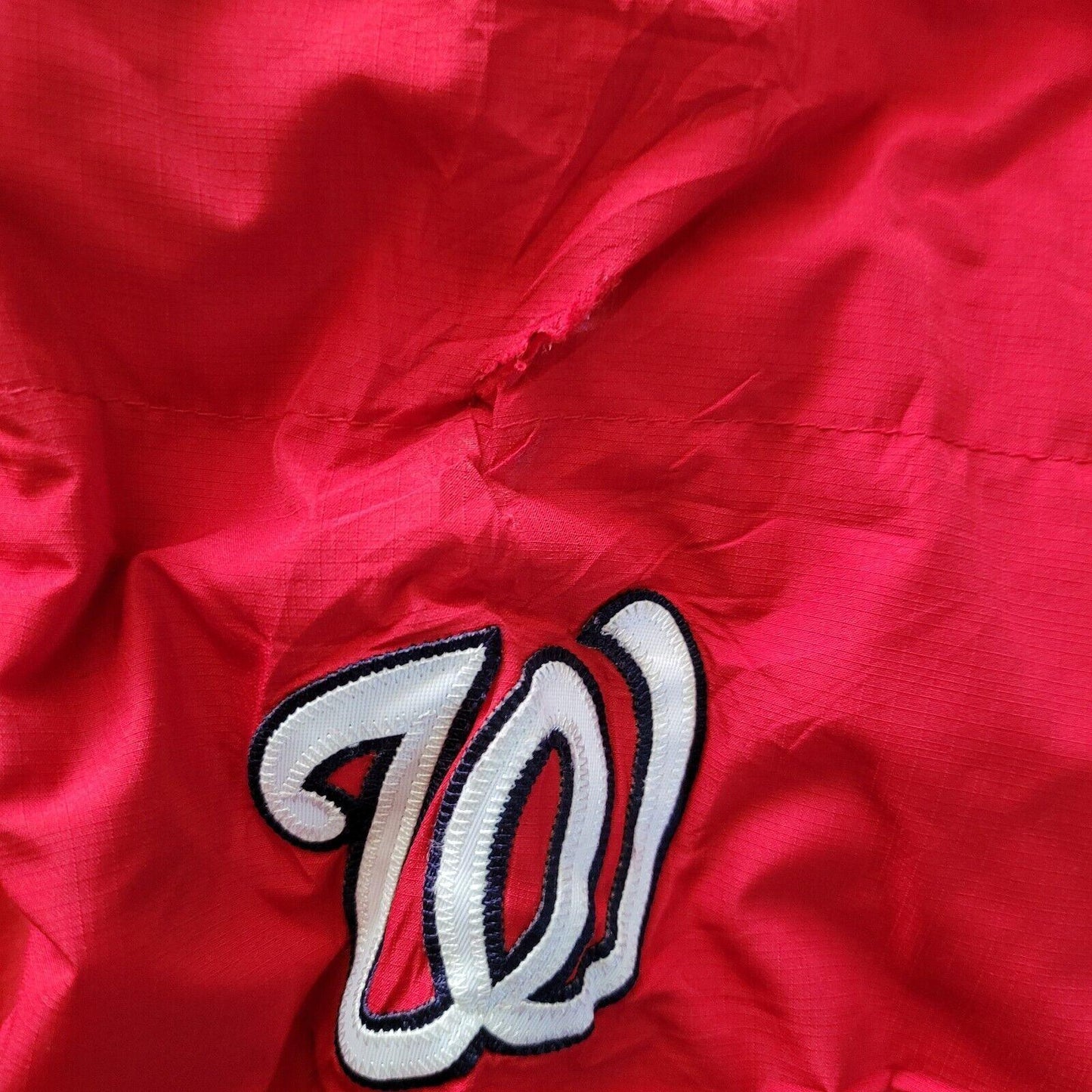 Washington Nationals MLB Majestic Zip Up Logo Fleece Jacket - Size S-USASTARFASHION