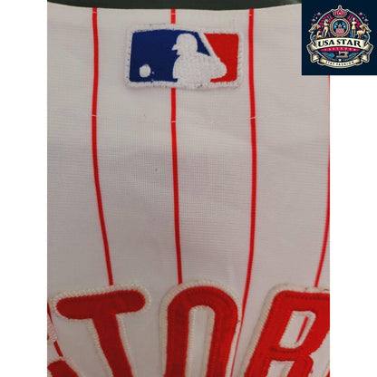 Shane Victorino #8 Vintage Phillies World Series Jersey 2008 Fall Classic Size 50 L - USASTARFASHION