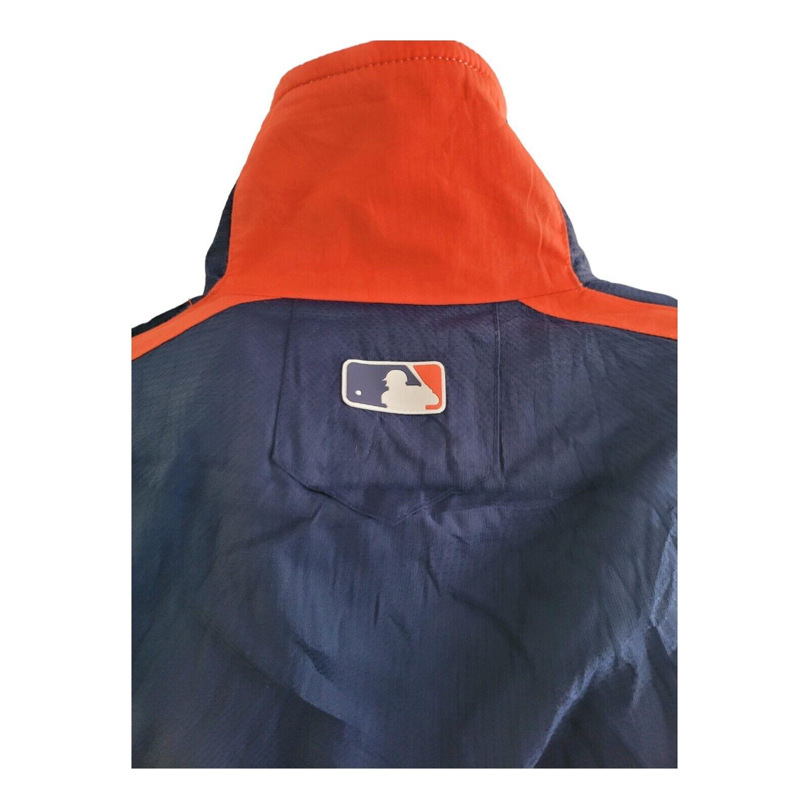 Detroit Tigers Majestic MLB Authentic Jacket with Detroit Logo, Large Size, & Secret Inside Pocket-USASTARFASHION