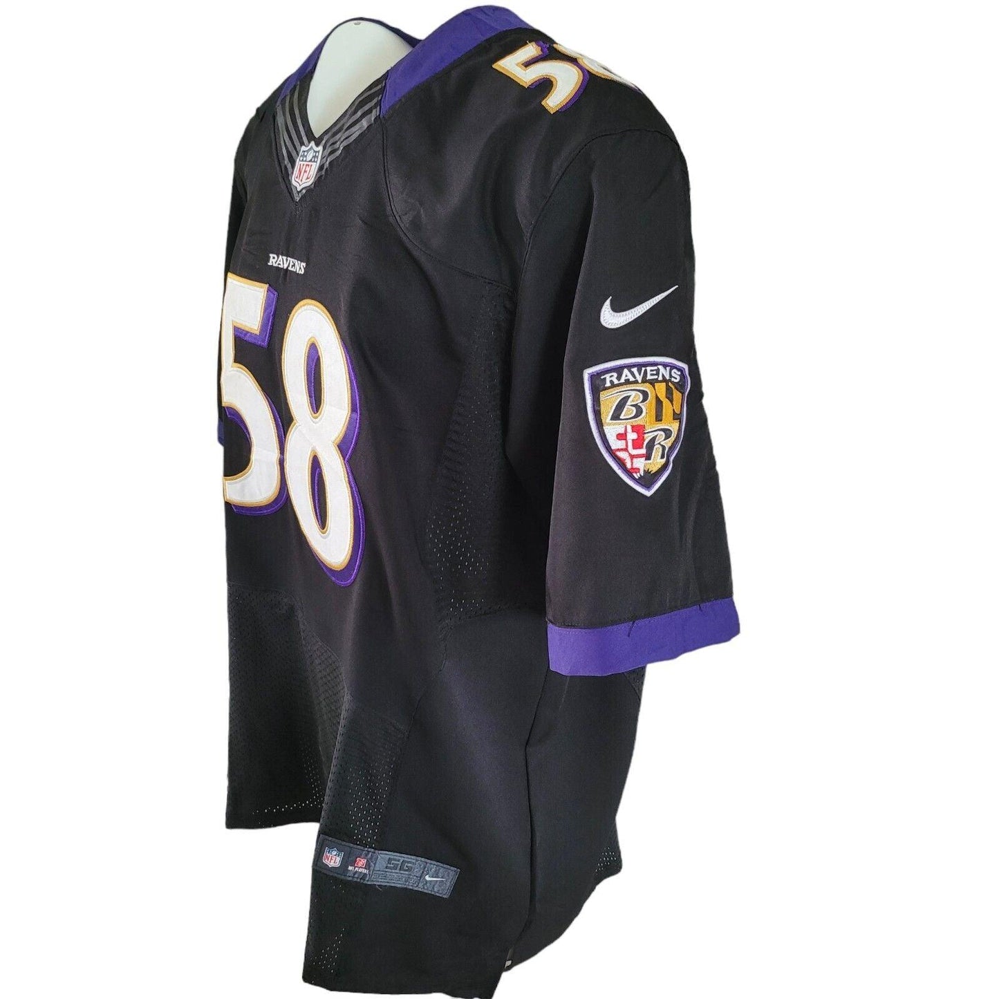 NIKE Baltimore Ravens Dumervil #58 XXL Men's Jersey-USASTARFASHION