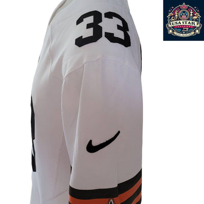 Nike Cleveland Browns Jersey - Men's L White Richardson #33 Short Sleeve - Team Logo & Comfort - USASTARFASHION