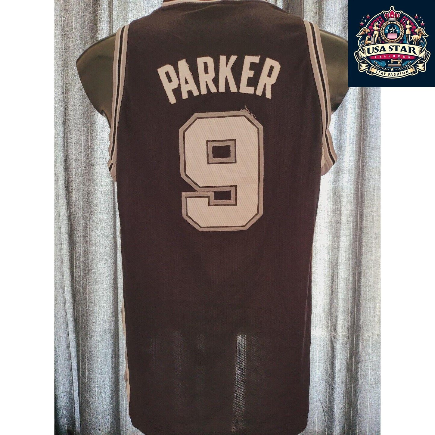 Adidas Tony Parker Jersey #9 San Antonio Spurs Youth Large – Authentic NBA Apparel for Young Fans - USASTARFASHION