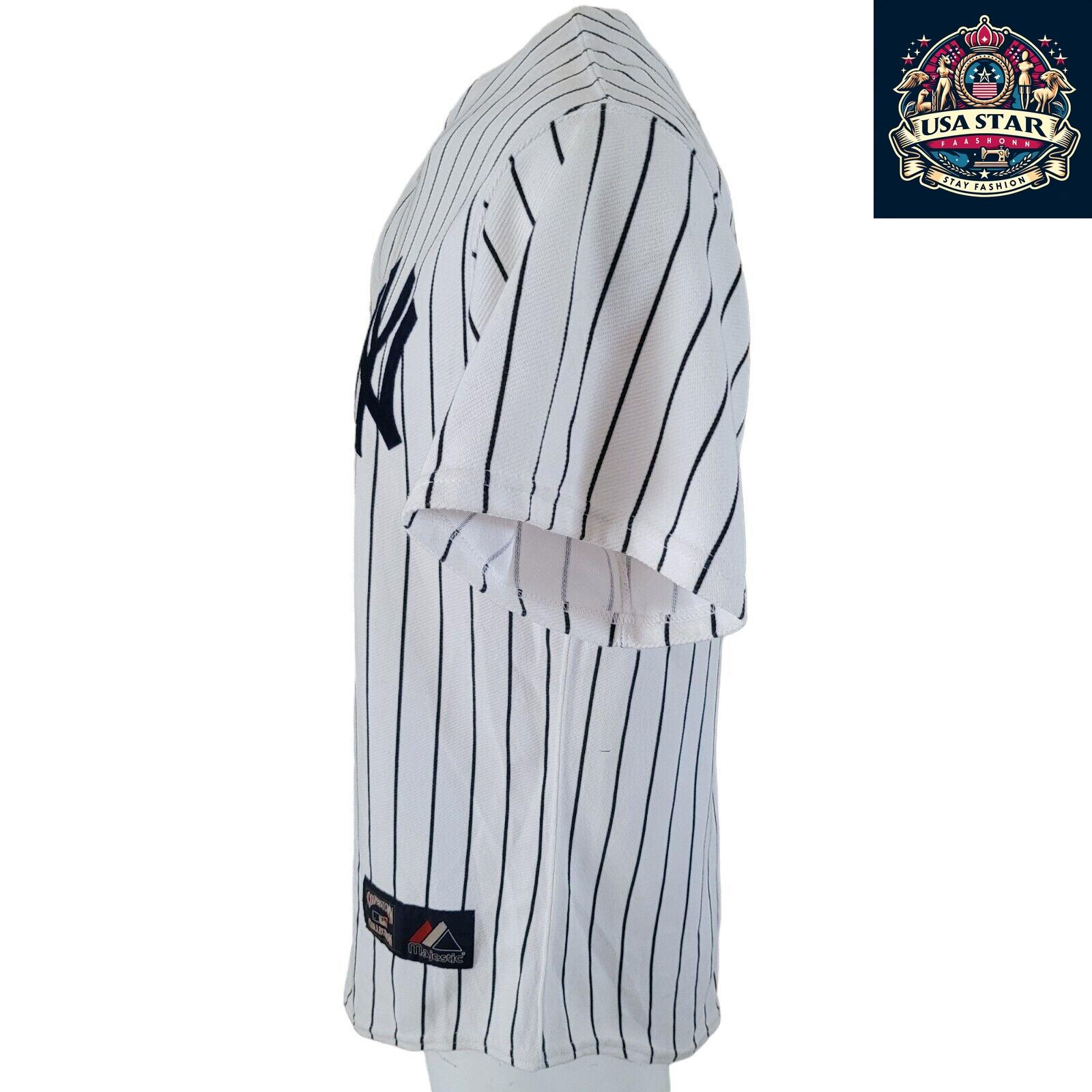 New York Yankees Jersey #7 Mickey Mantle Cooperstown Authentic Collection Size M - USASTARFASHION