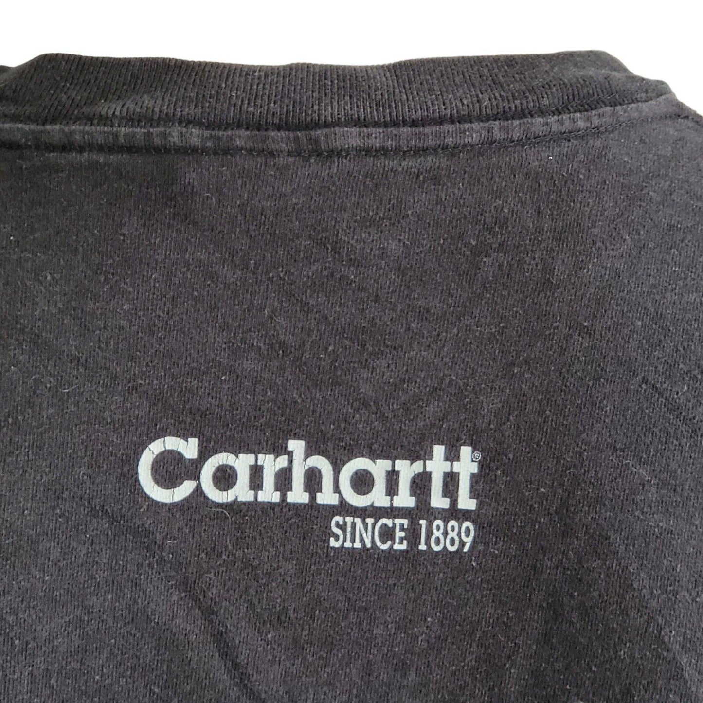 Vintage Carhartt Men's T-Shirt - 100% Cotton, Original Fit, Iconic Logo-USASTARFASHION