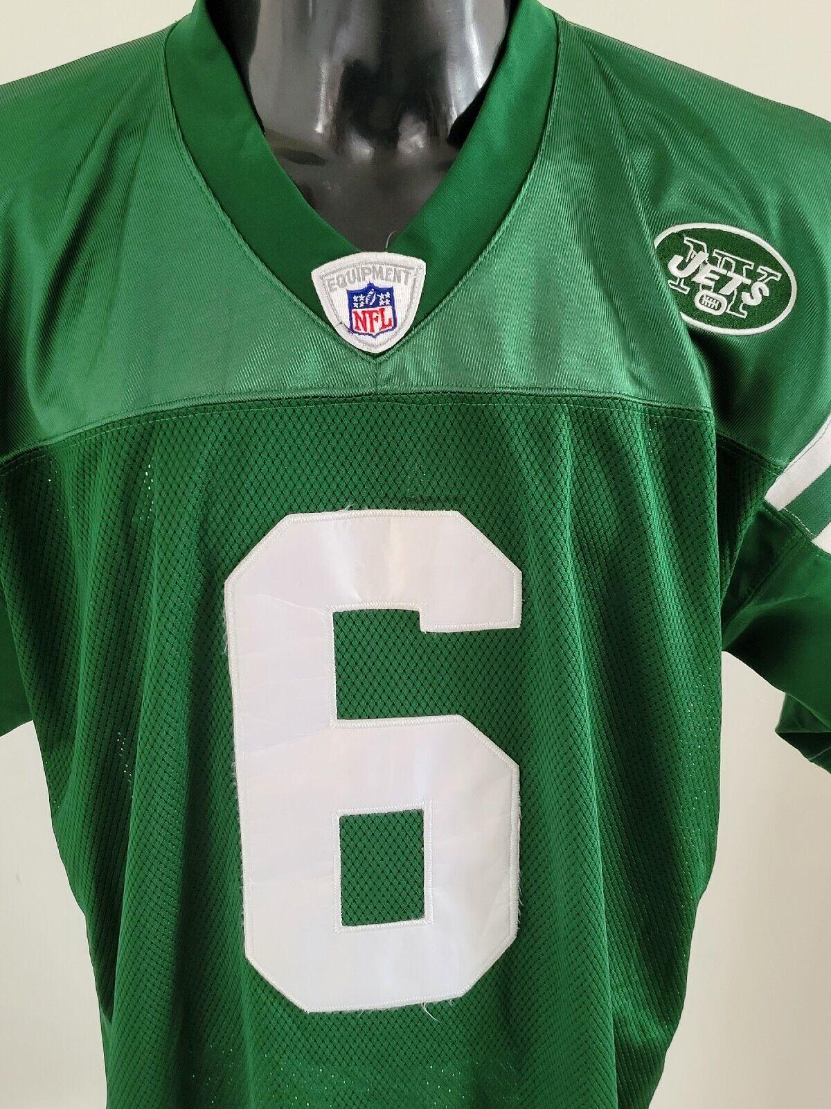 REEBOK NFL New York Jets Sanchez #6 Jersey Shirt Men's Size 54 XL-USASTARFASHION