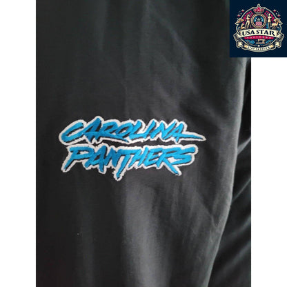 Carolina Panthers Jacket – Stylish 2-In-1 Reversible Design With Pockets, Size L - USASTARFASHION