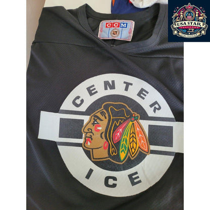 Vintage Chicago Blackhawks NHL Hockey CCM Jersey Sz Xl - USASTARFASHION