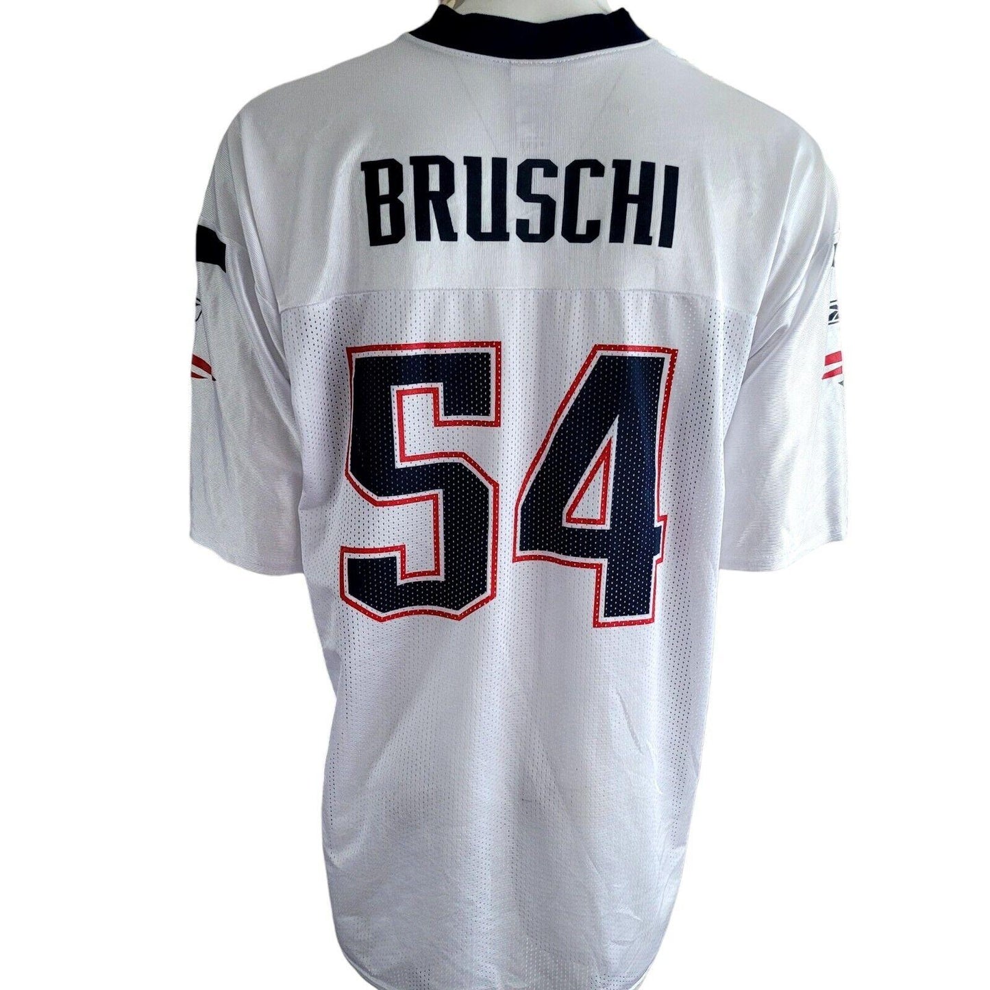 New England Patriots Tedy Bruschi #54 Jersey – Reebok NFL Size XL-USASTARFASHION