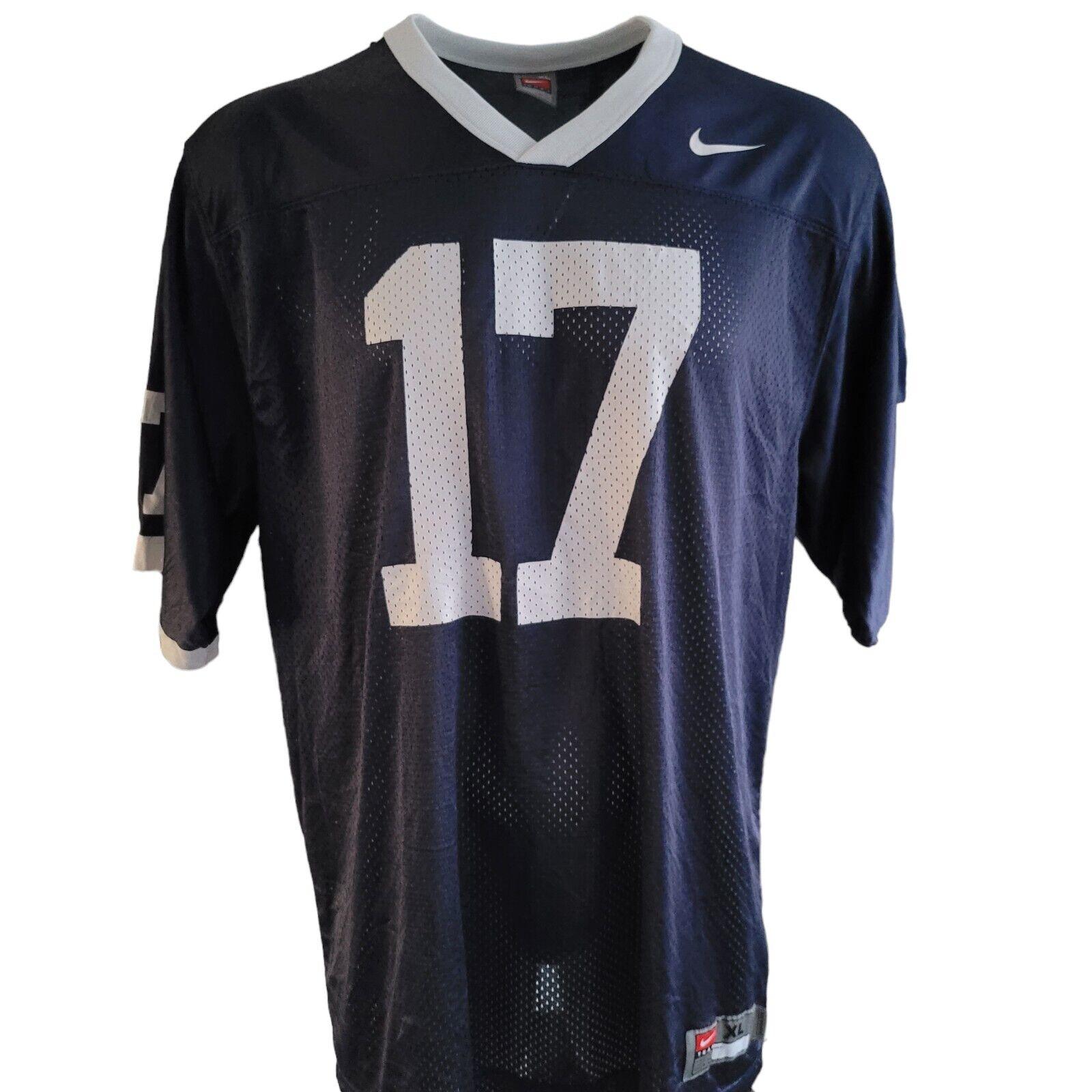 NIKE No 17 Authentic Jersey - XL Size, Official Product - Navy Blue-USASTARFASHION