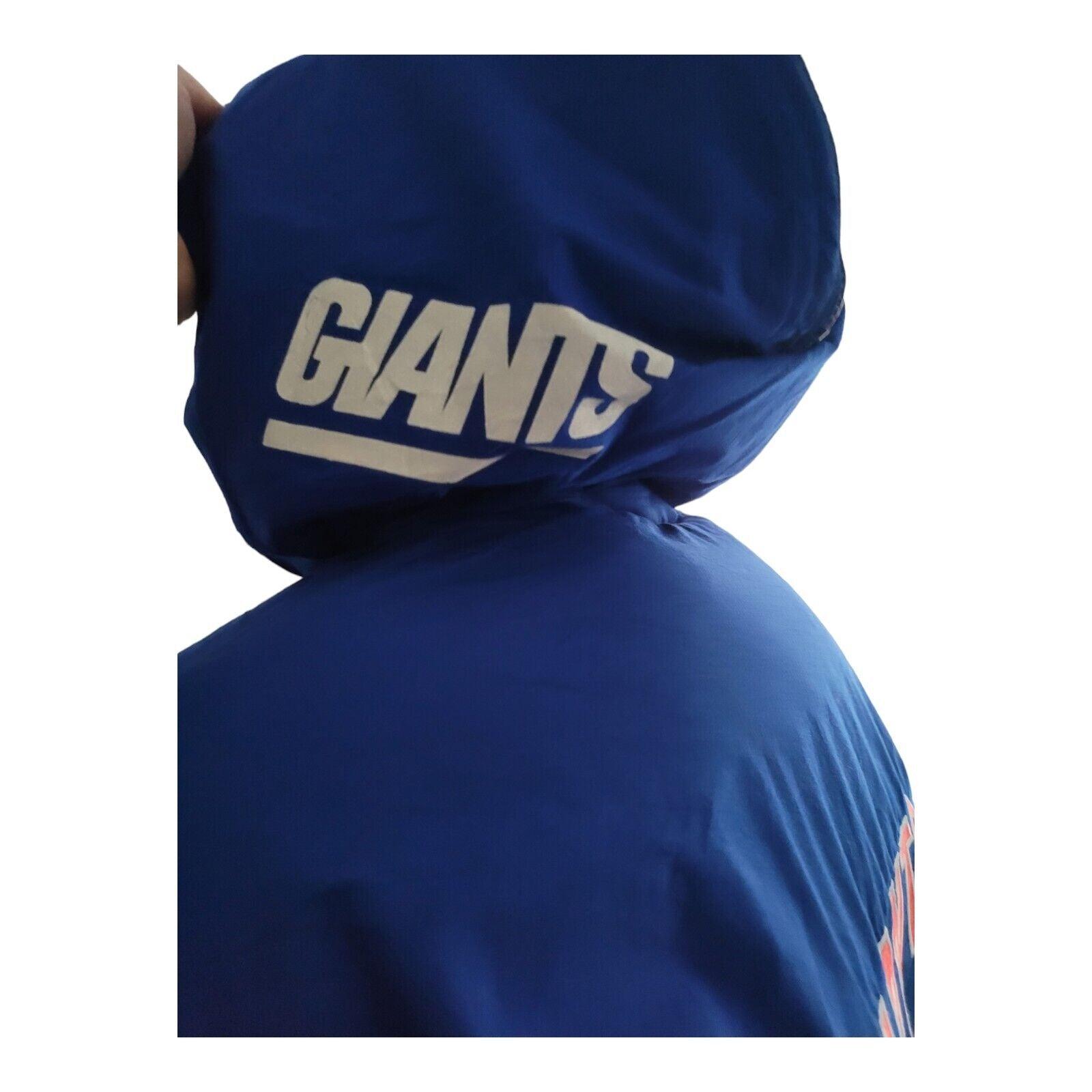 NFL New York Giants Triple Fat Goose Duck Turbo Sport XL Down Jacket-USASTARFASHION