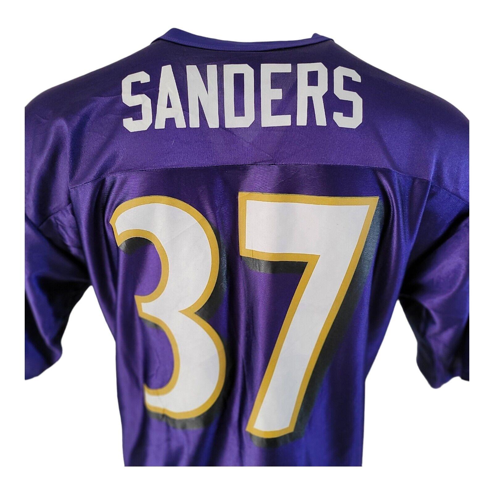 BALTIMORE Ravens #37 Deion Sanders NFL Football Jersey - Men's White Size L-USASTARFASHION