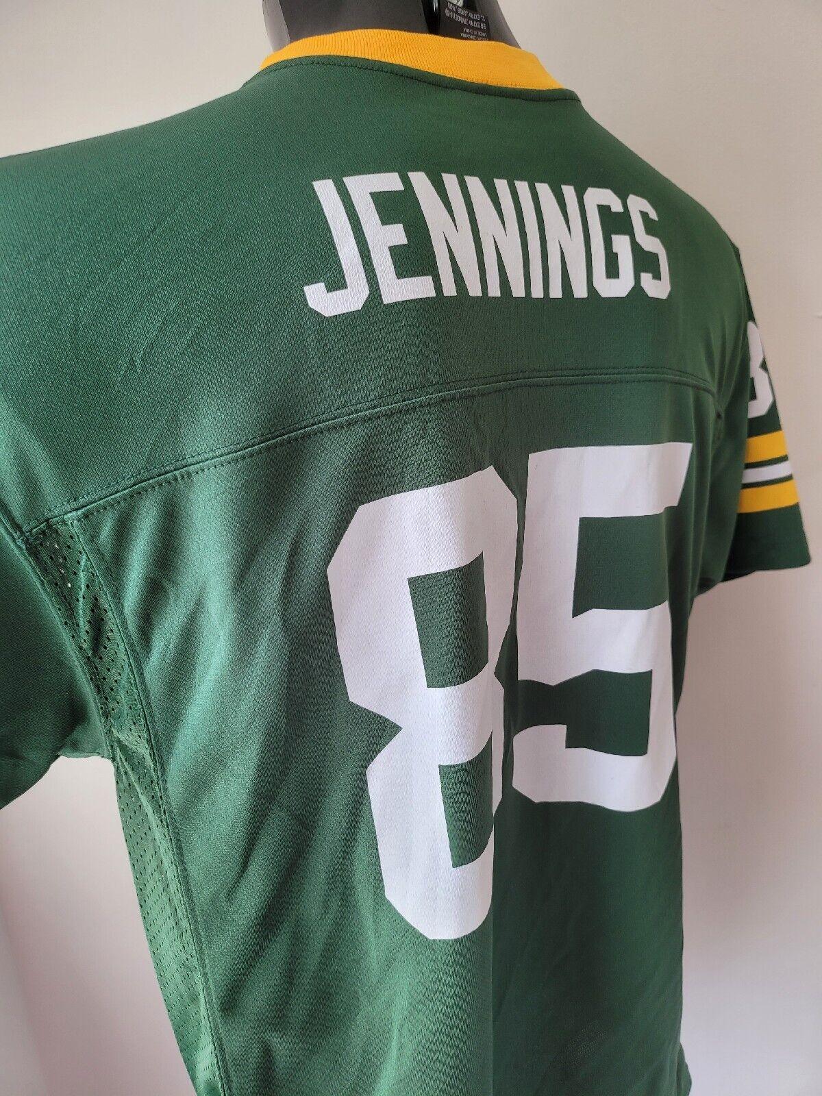 Green Bay Packers #85 Greg Jennings Men's Authentic NFL Jersey -  Iconic Team Colors-USASTARFASHION