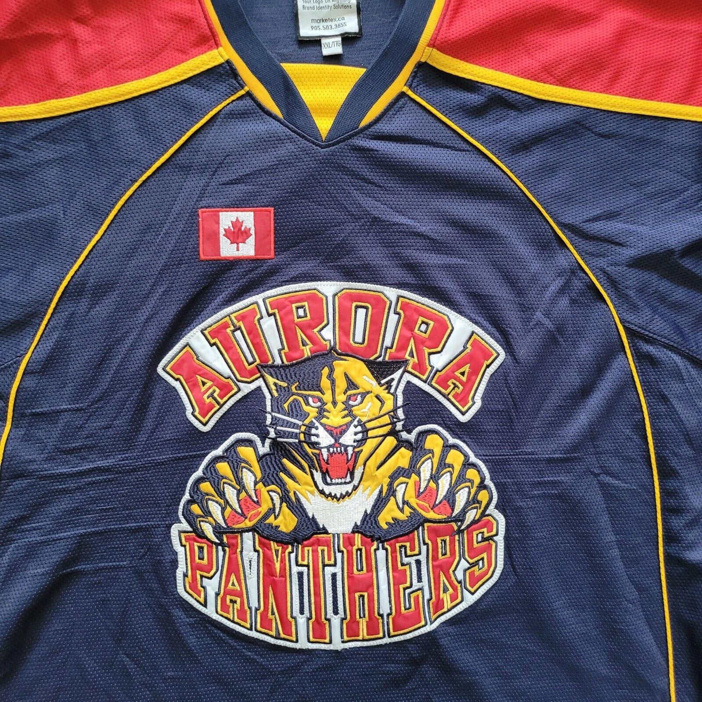 Aurora Panthers #12 Rothon Women's XXL Hockey Jersey-USASTARFASHION