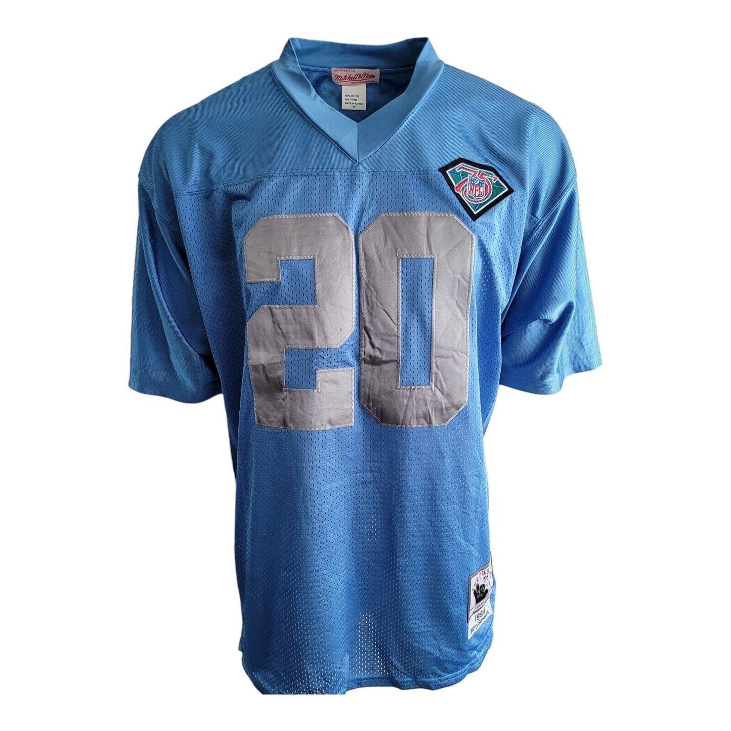 MITCHELL & NESS NFL Detroit Lions #20 Barry Sanders 1994 Throwback Jersey - Size 52 XL-USASTARFASHION