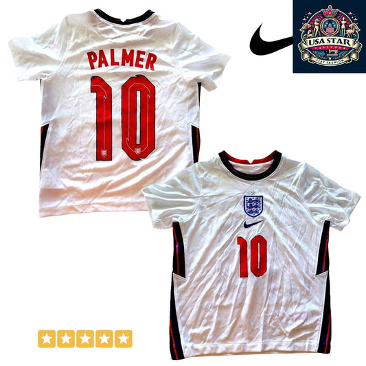 Nike England National Team Jersey Kids L Personalized Palmer 10 - 100% Polyester White - USASTARFASHION