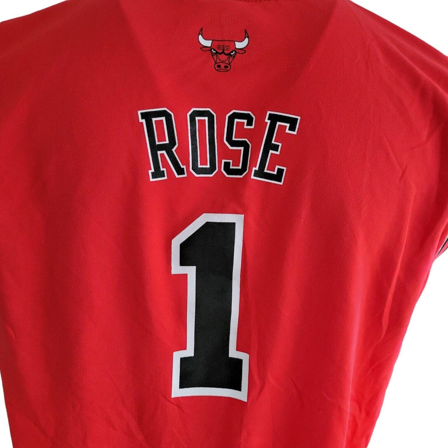 Chicago Bulls NBA Red Basketball Swingman Jersey #1 - Authentic adidas Rose-USASTARFASHION