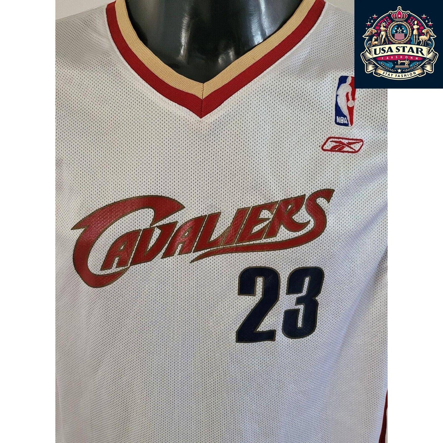 LeBron James Cleveland Cavaliers No. 23 Youth XL Jersey - Fits Small Adults, Comfortable & Stylish - USASTARFASHION