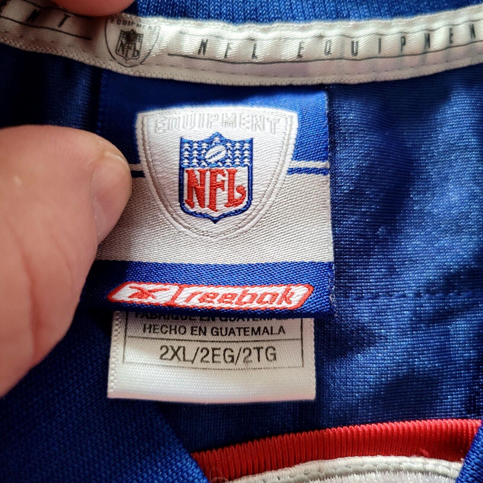 NFL New York Giants Shockey #80 Jersey - Vintage Retro 2XL Official Reebok Icon-USASTARFASHION