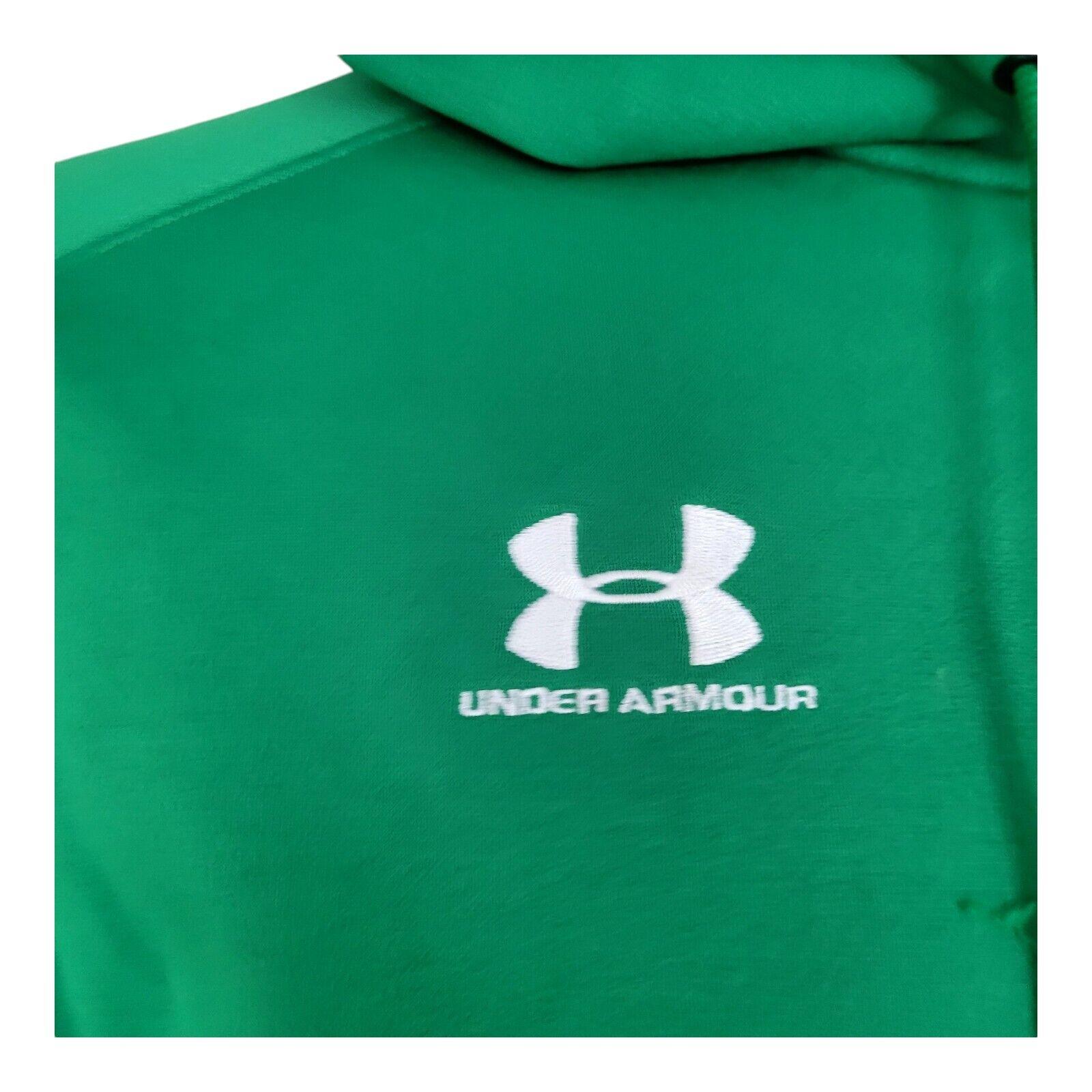 Under Armour Welsh Rugby Union WRU Hoodie Green Pullover Men's Size X-Large