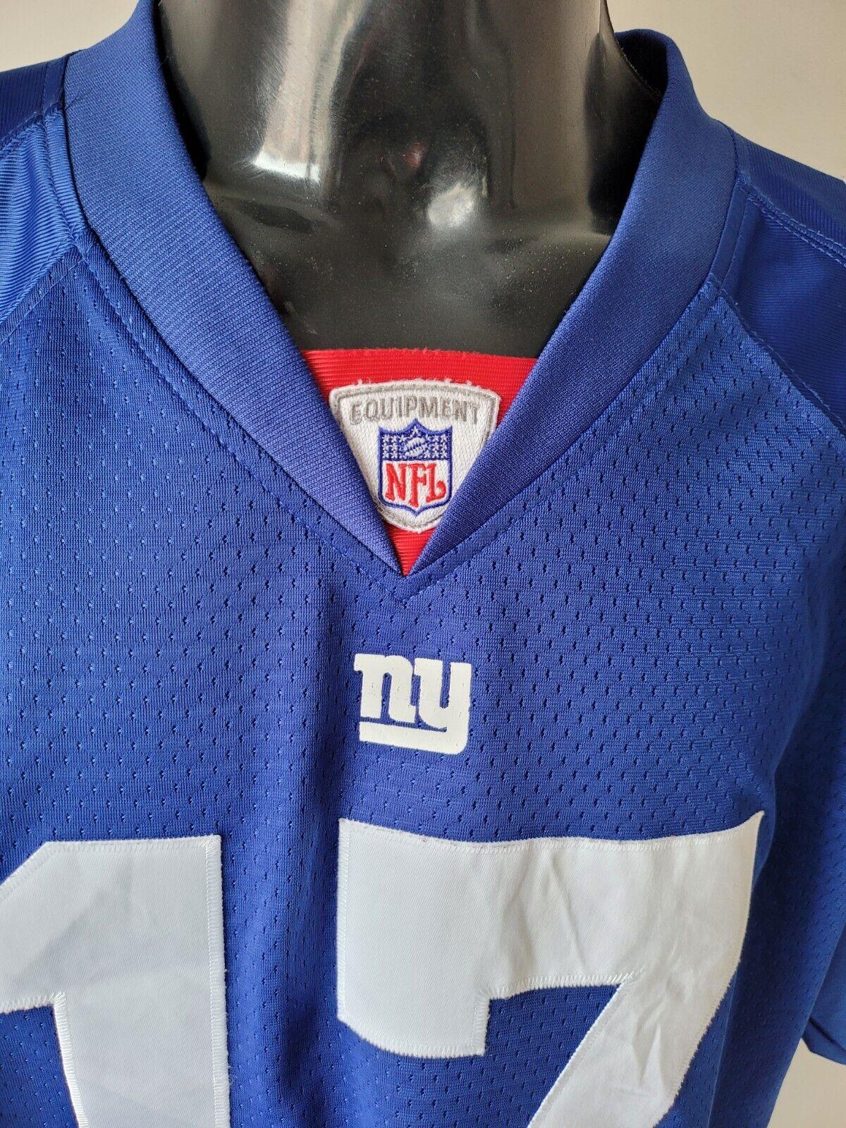 New York Giants Reebok NFL Jersey #17 Burress Classic Throwback in Rare Size L-USASTARFASHION