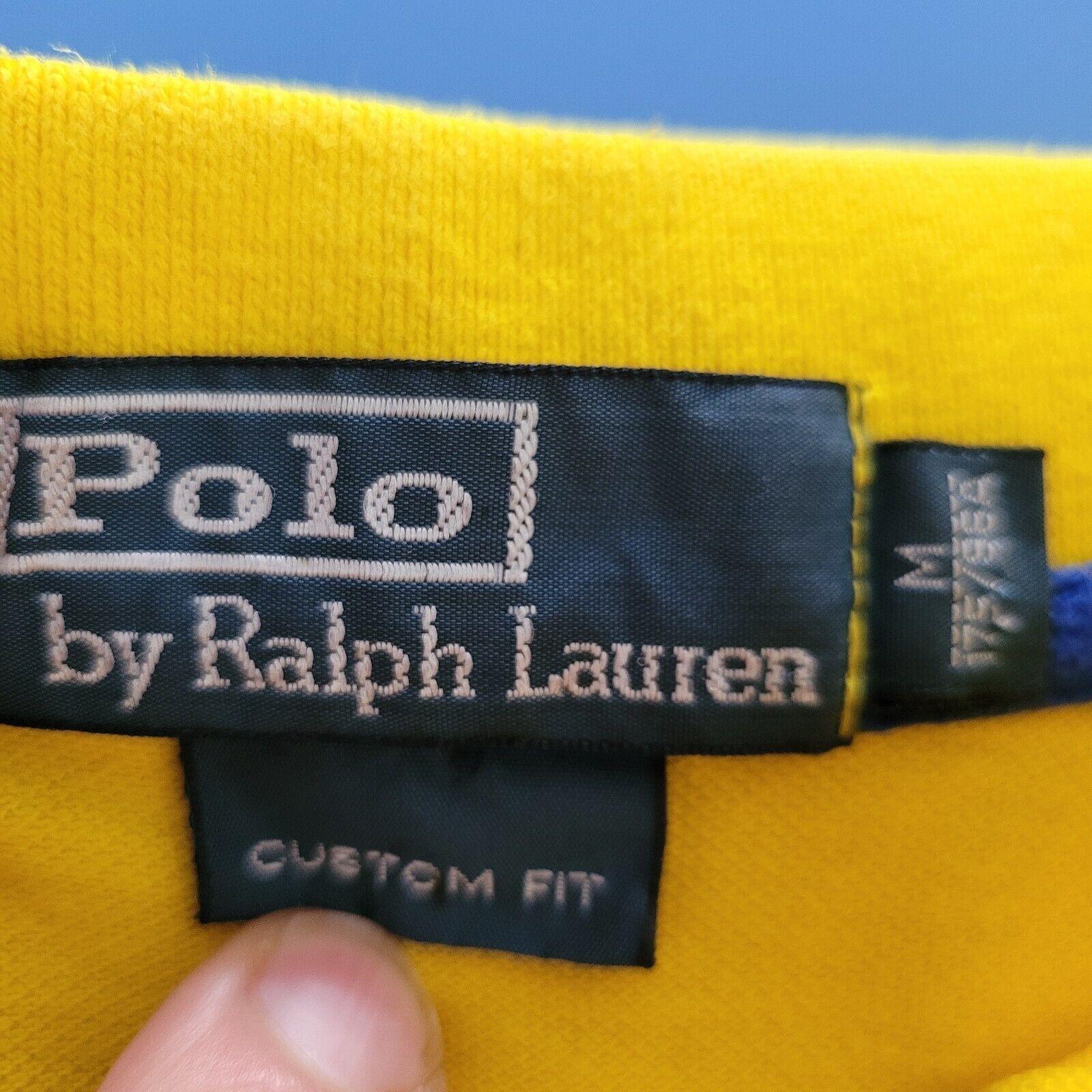 Polo Ralph Lauren T-Shirt Medium USA #3 Chest 48" Vintage Style-USASTARFASHION