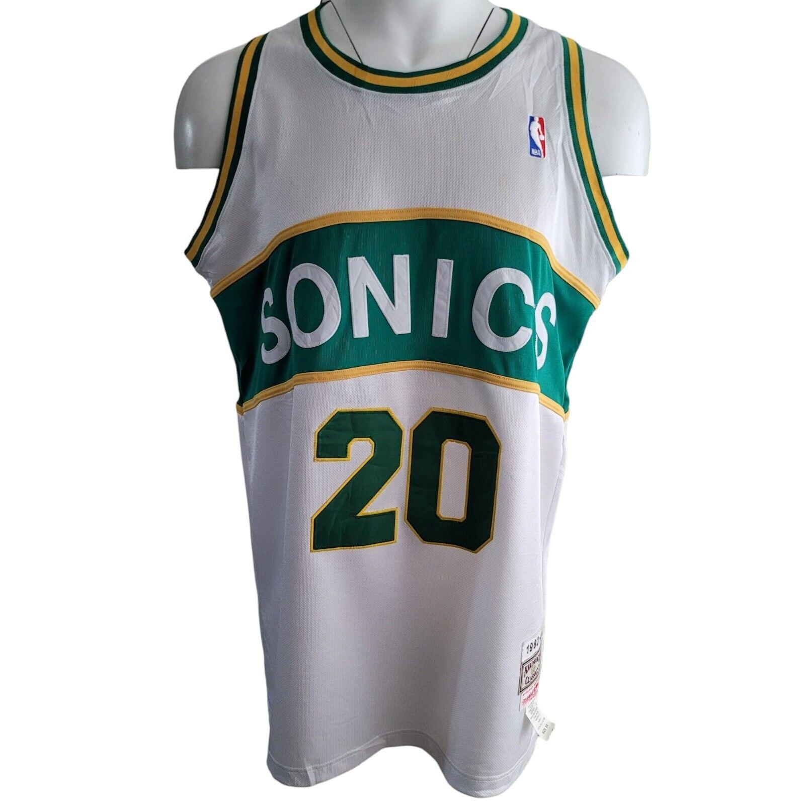 Mitchell & Ness Gary Payton #20 Seattle SuperSonics NBA Jersey 1983-94 Size 54 USA-USASTARFASHION