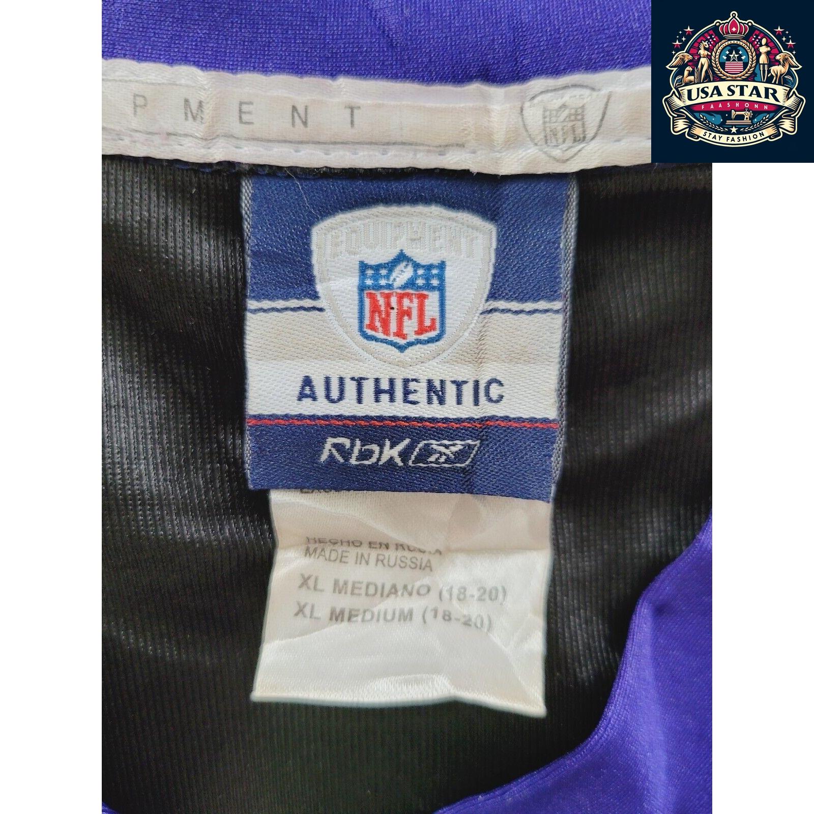 Joe Flacco #5 Ravens Jersey - Black Reebok NFL Medium - Durable, Stylish Fan Gear for Game Day - USASTARFASHION