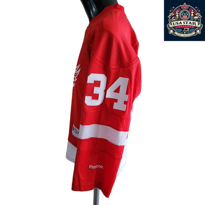 Petr Mrazek #34 Detroit Red Wings Youth Jersey S/M - Durable, Comfortable, Officially Licensed - USASTARFASHION