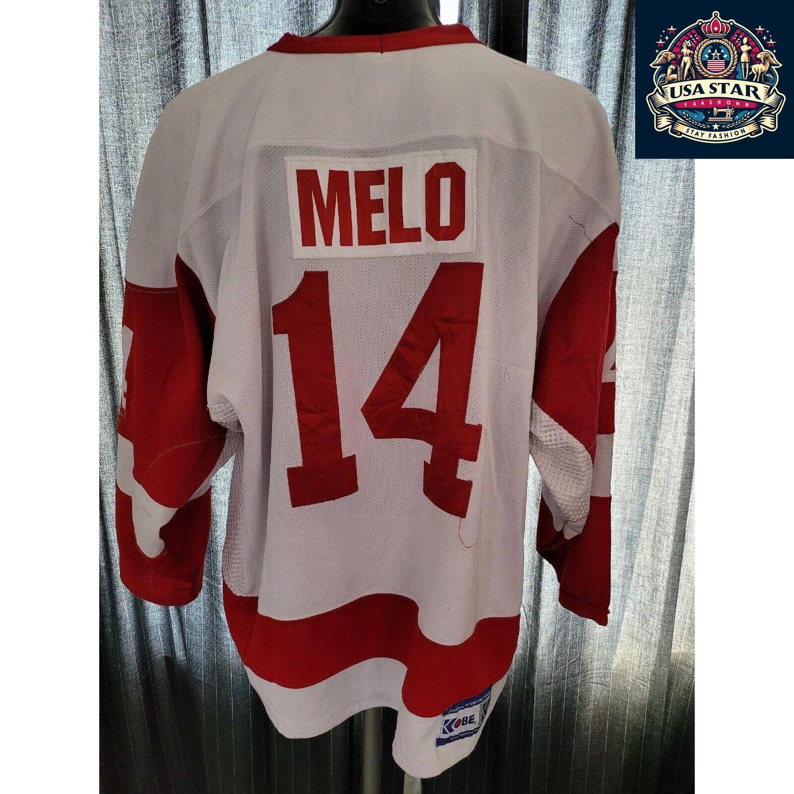 Canada Eagles Jersey NHL KOBE Melo #14 XL - Vintage Style, Quality Construction, Eye-Catching Design - USASTARFASHION