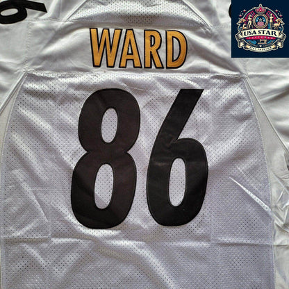 Pittsburgh Steelers Hines Ward Jersey 86 Sewn Reebok Men's Size 54 - Authentic Game Day Apparel - USASTARFASHION
