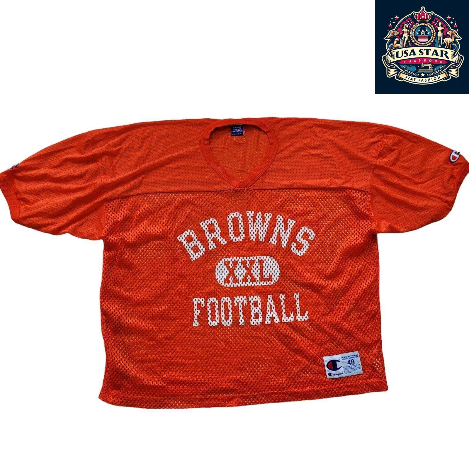 Champion Cleveland Browns Jersey Size 48 - Durable, Comfortable Fan Gear with Iconic Team Logo - USASTARFASHION