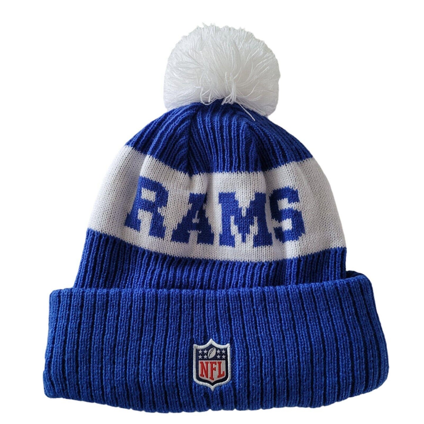 Los Angeles Rams New Era Beanie Hat: Acrylic, One Size Fits All-USASTARFASHION