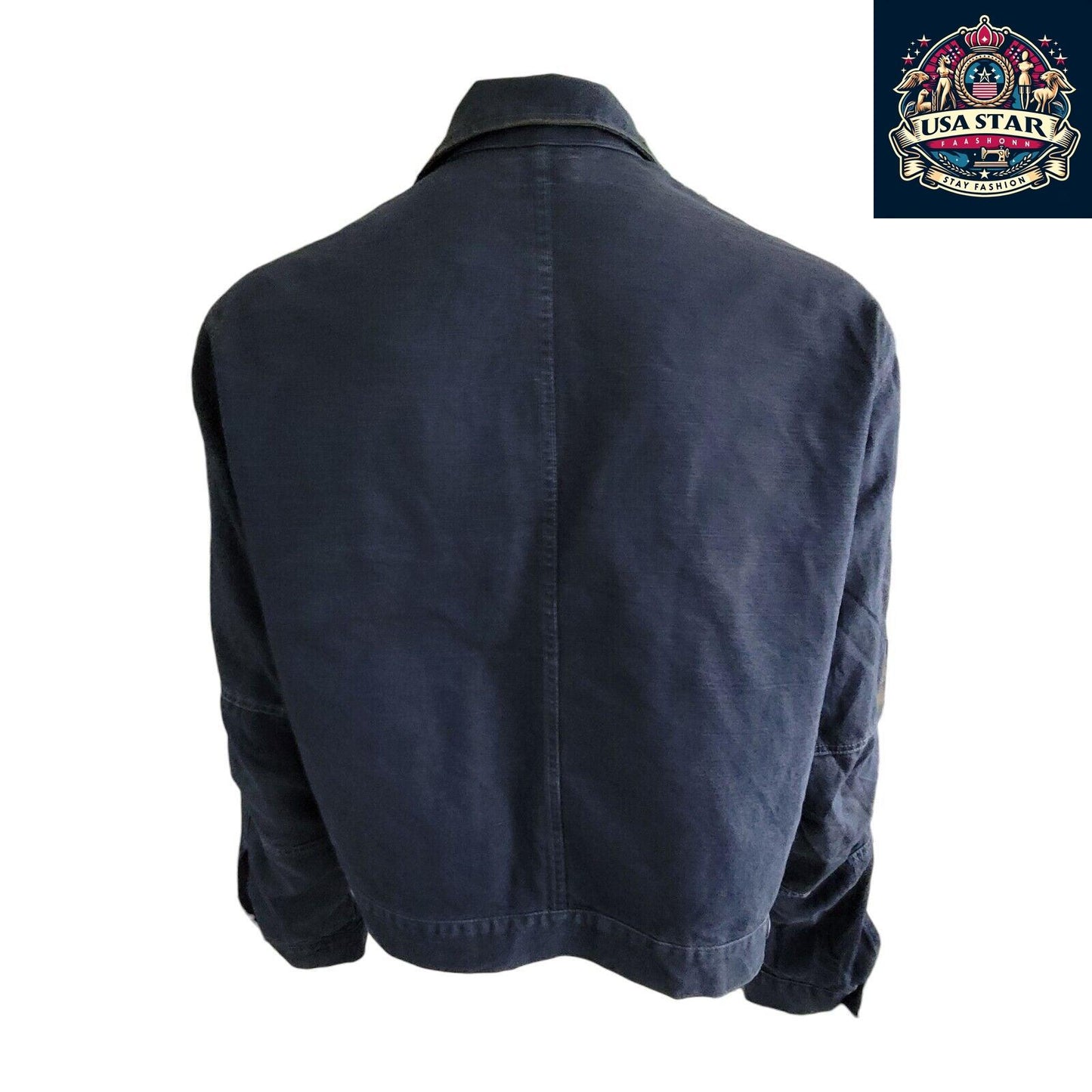 Replay Denim Jacket For Men, XL Size, Classic Durable 100% Cotton, Vintage Appeal - USASTARFASHION