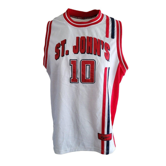 Vintage St. John's Red Storm Basketball Jersey '92 | Size L, #10-USASTARFASHION