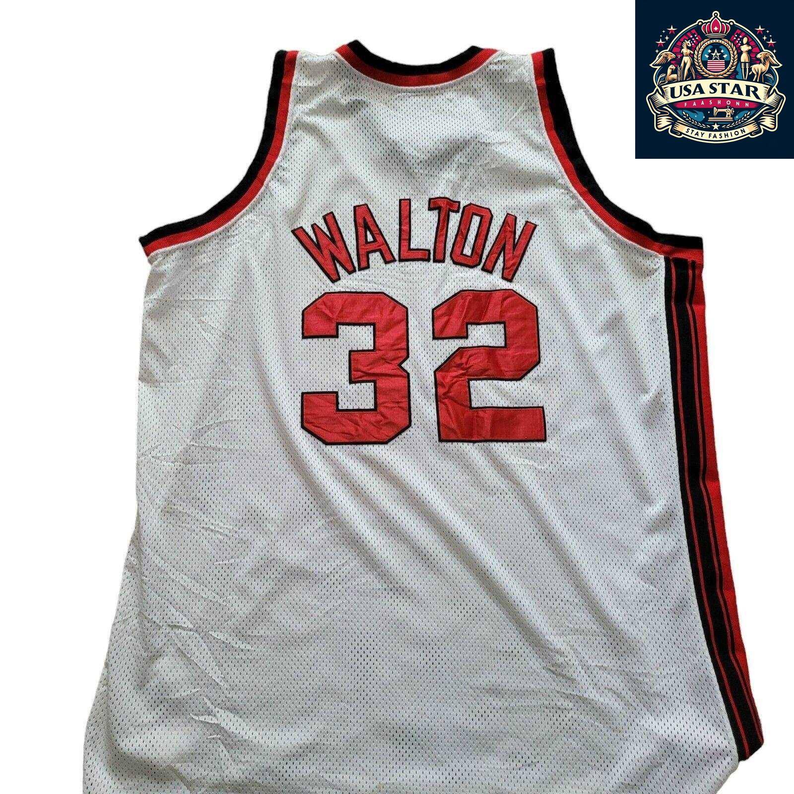 Bill Walton Jersey Portland Trail Blazers #32 Mitchell & Ness Hardwood Classics 1976-77 Size 56 - USASTARFASHION