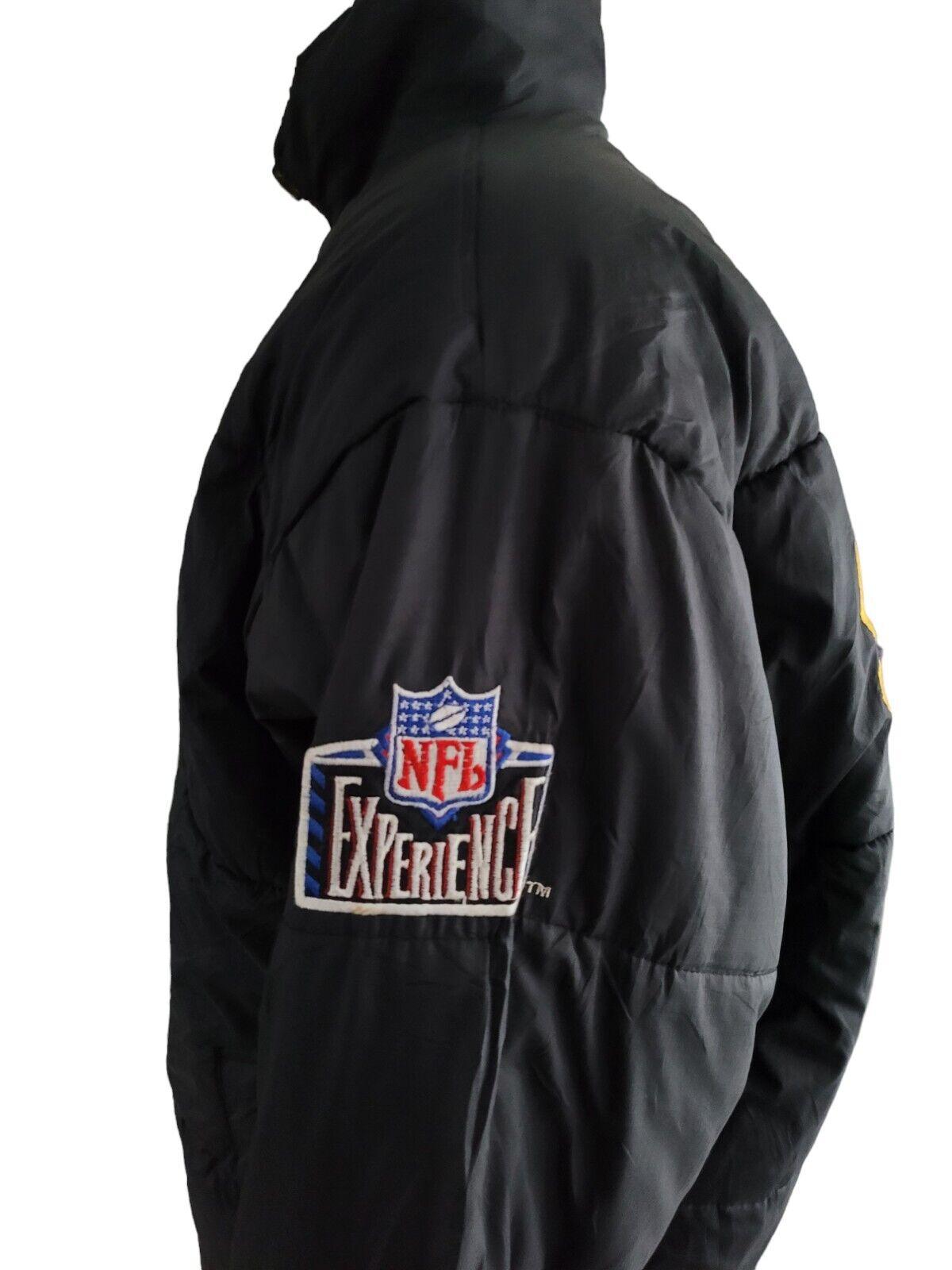 Vintage Pittsburgh Steelers Reversible NFL Puffer Jacket | XL | Made in USA-USASTARFASHION