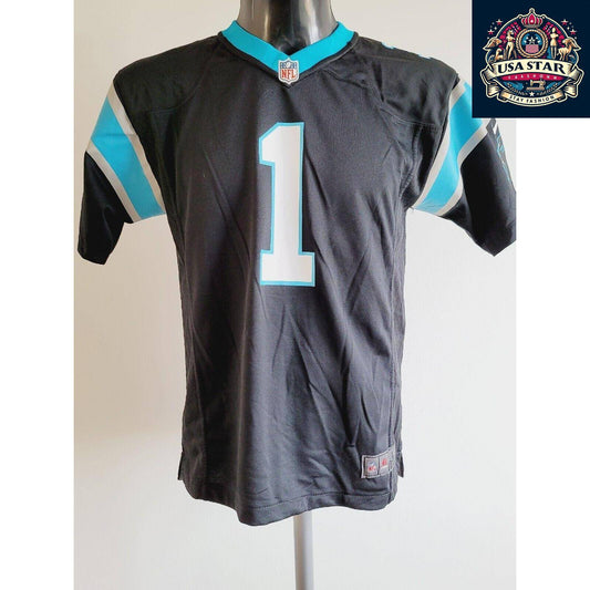 Cam Newton #1 Carolina Panthers Football Jersey Youth Size LG 14-16 - Stylish & Comfortable - USASTARFASHION