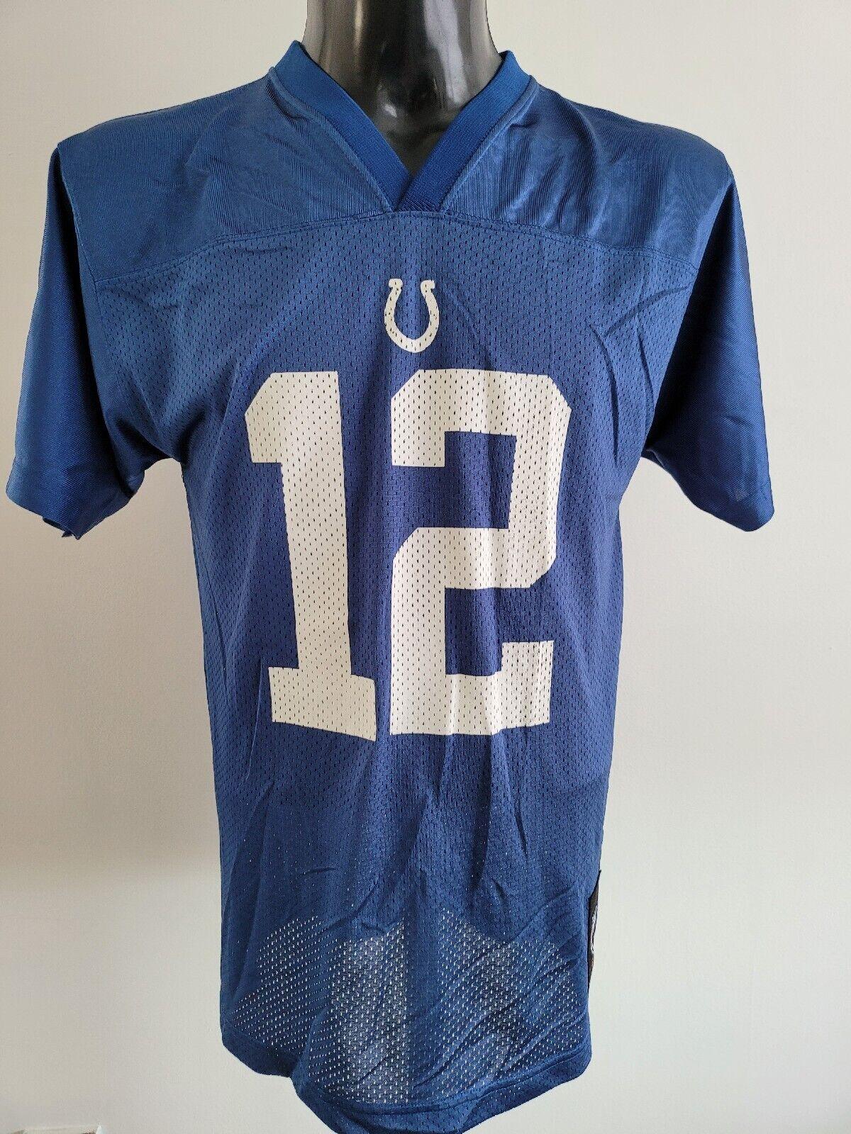 Indianapolis Colts Youth XL #12 Luck Jersey Shirt for Ages 18-20-USASTARFASHION