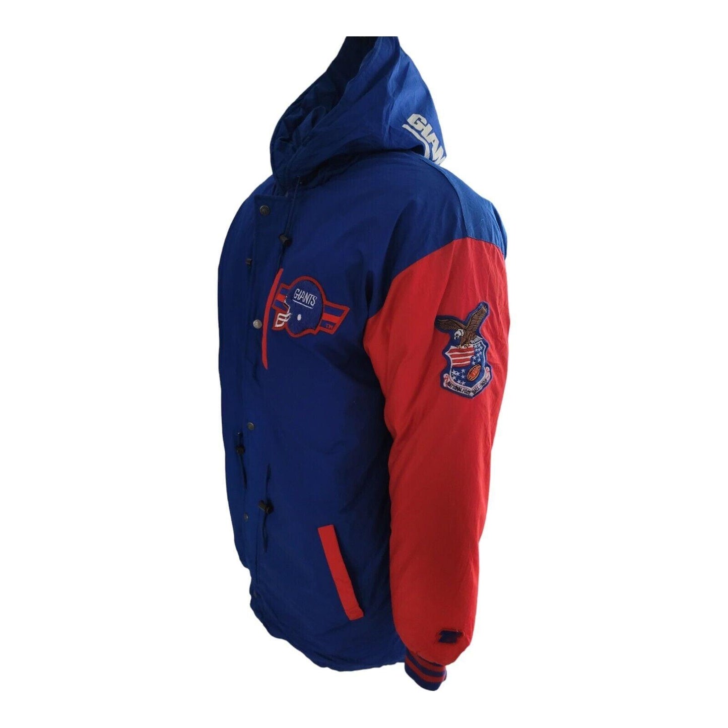 NFL New York Giants Triple Fat Goose Duck Turbo Sport XL Down Jacket-USASTARFASHION