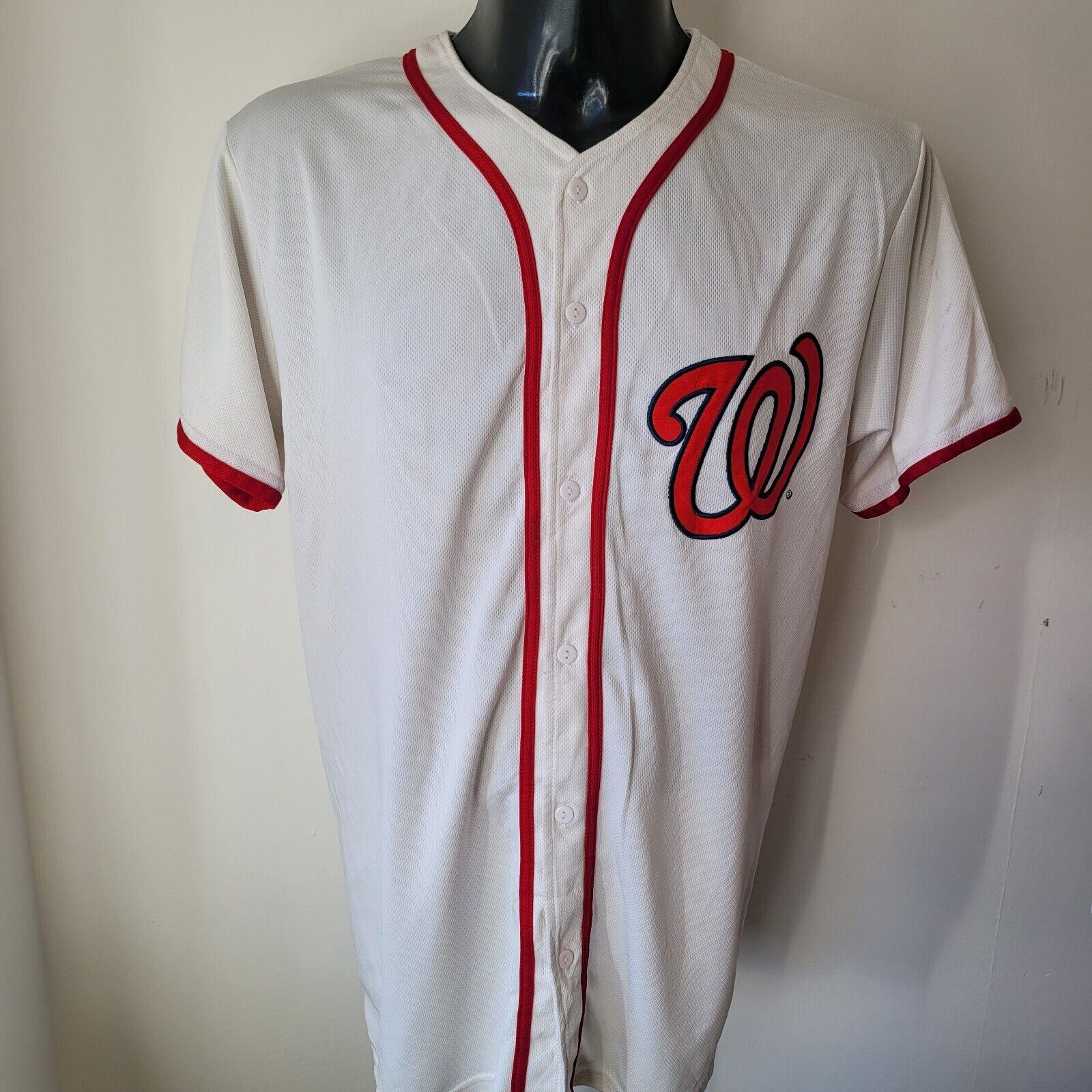 Vintage Washington Nationals MLB Jersey #5 Tombs Adult Size M-USASTARFASHION