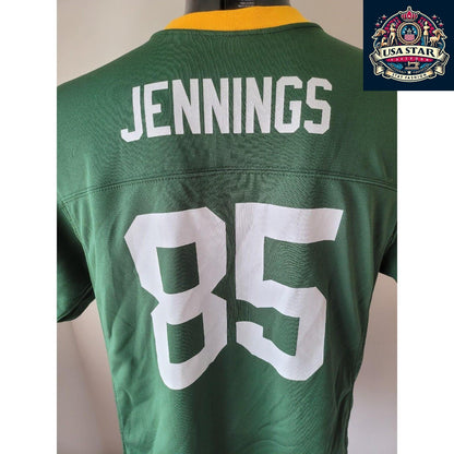 Green Bay Packers Jersey #85 Greg Jennings Reebok Men's Authentic - Classic Design & Breathable Fabric - USASTARFASHION