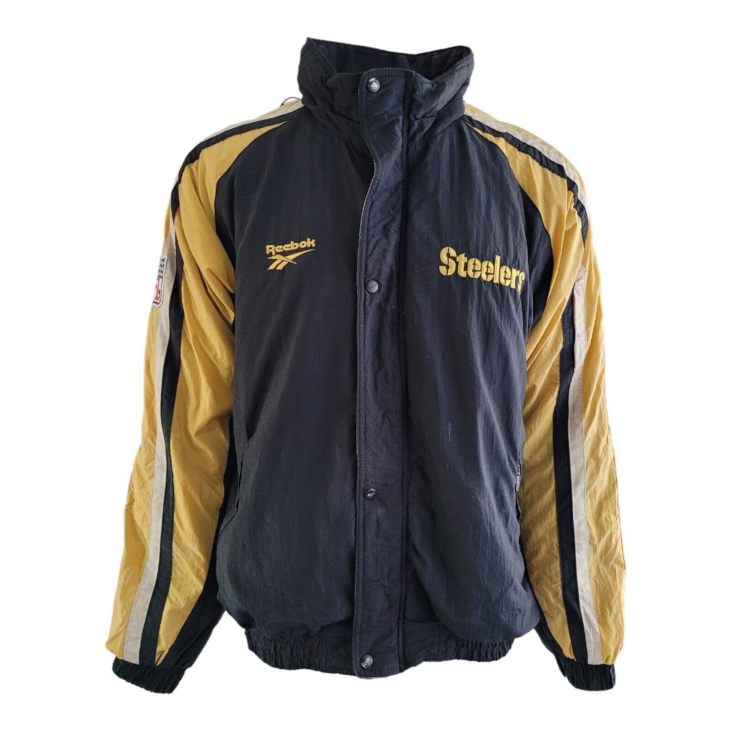 Reebok Steelers NFL Padded Jacket XL | Insulated Puffer Design-USASTARFASHION