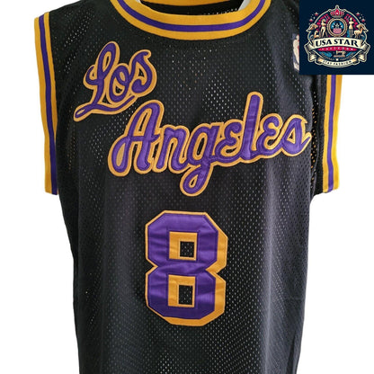 Kobe Bryant Jersey #8 Los Angeles Lakers NBA Basketball, Size L, Classic Fan Apparel - USASTARFASHION