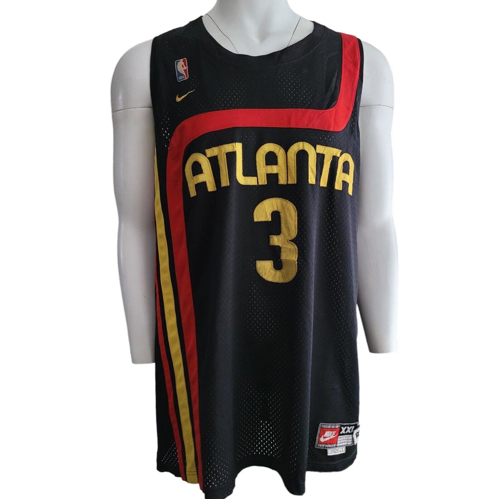 NIKE NBA Atlanta Hawks Shareef Abdur-Rahim #3 Jersey Size 2XLarge-USASTARFASHION