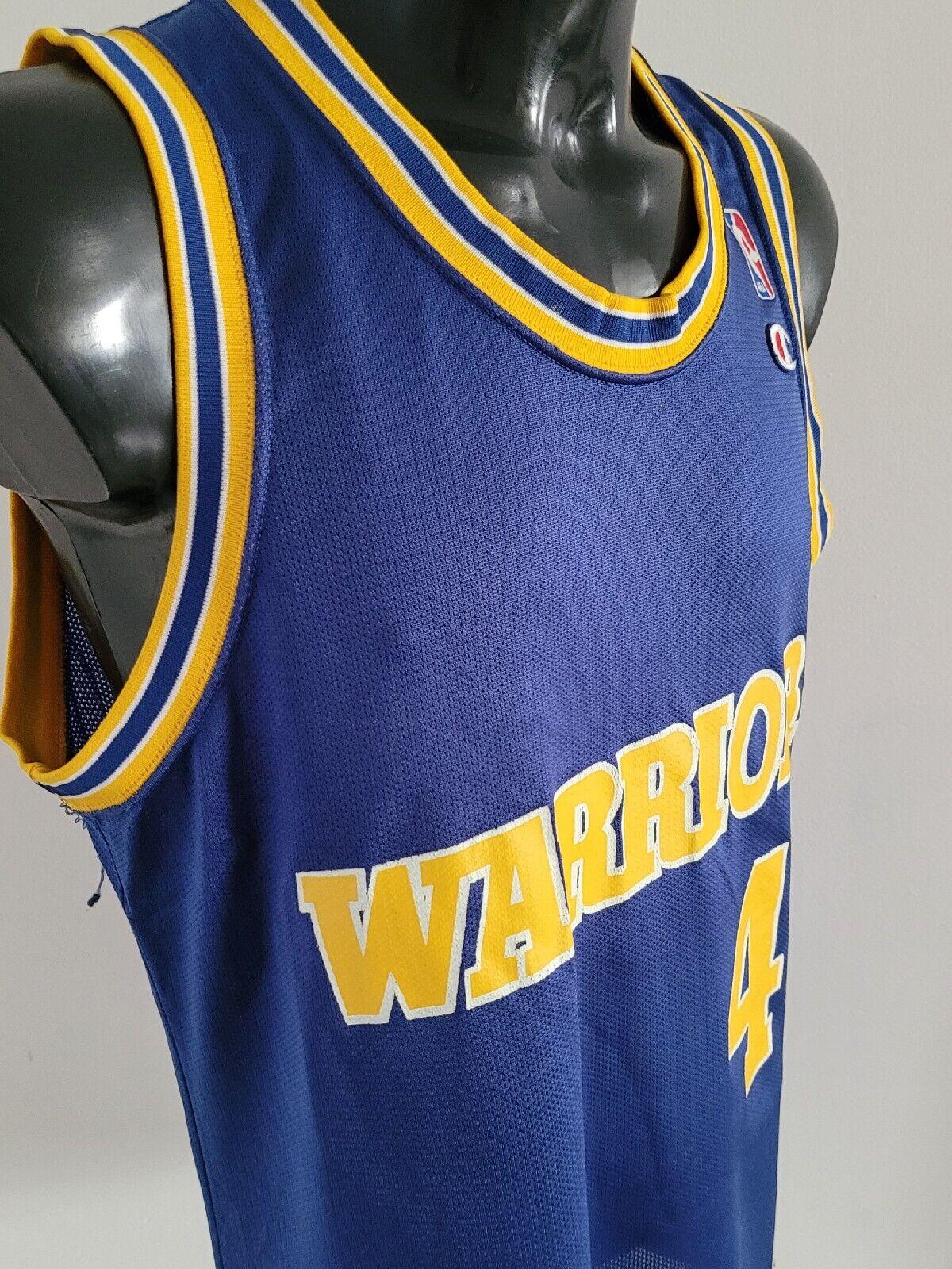 NBA Golden State Warriors #4 Webber Champion Basketball Shirt M/L Size 44-USASTARFASHION