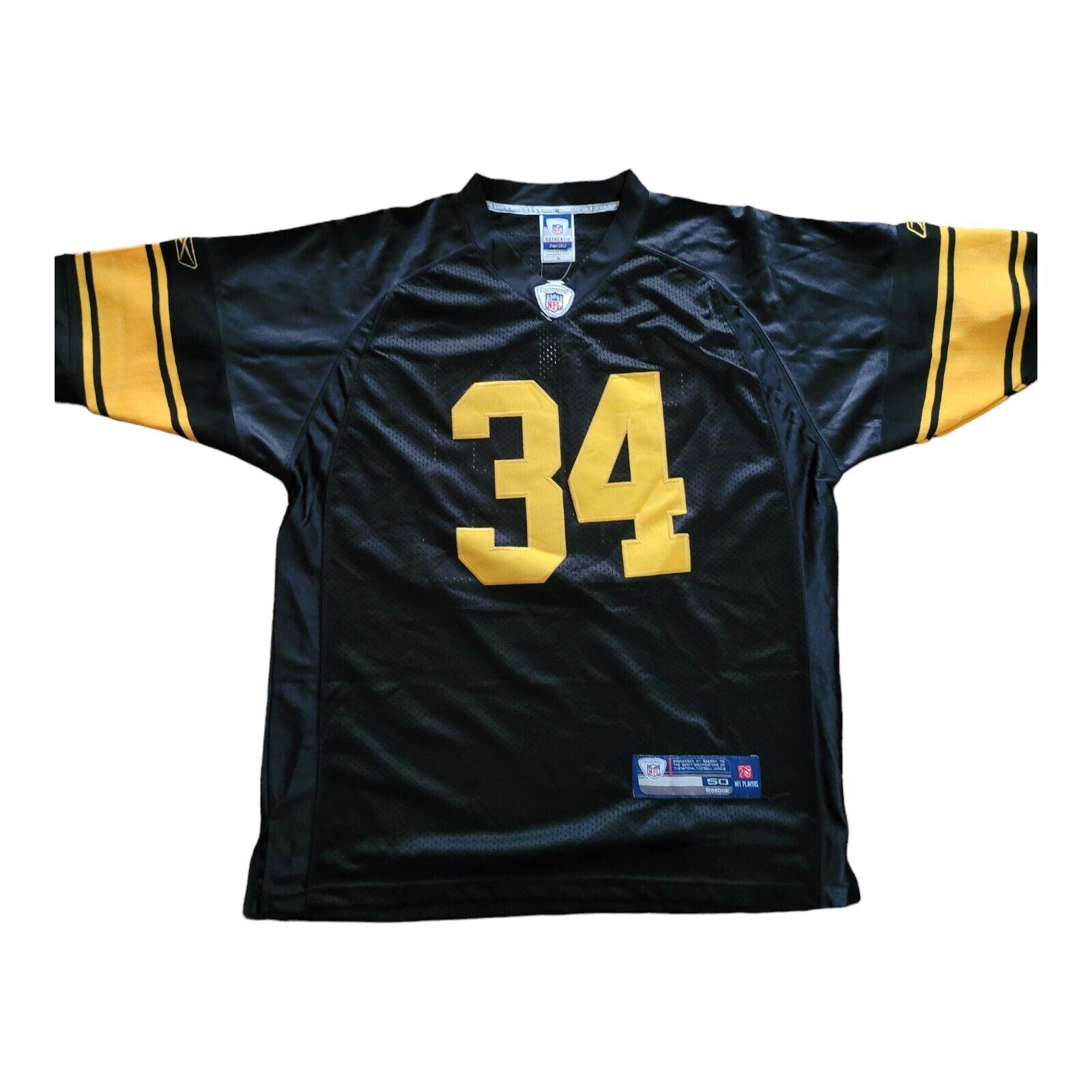 Pittsburgh Steelers Reebok NFL Mendenhall 34 Jersey Size 50 (L)-USASTARFASHION