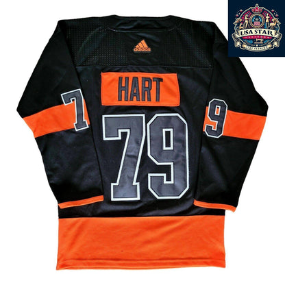 Authentic Philadelphia Flyers Jersey #79 Carter Hart Black Size 52 (XL) | Premium Comfort & Style - USASTARFASHION